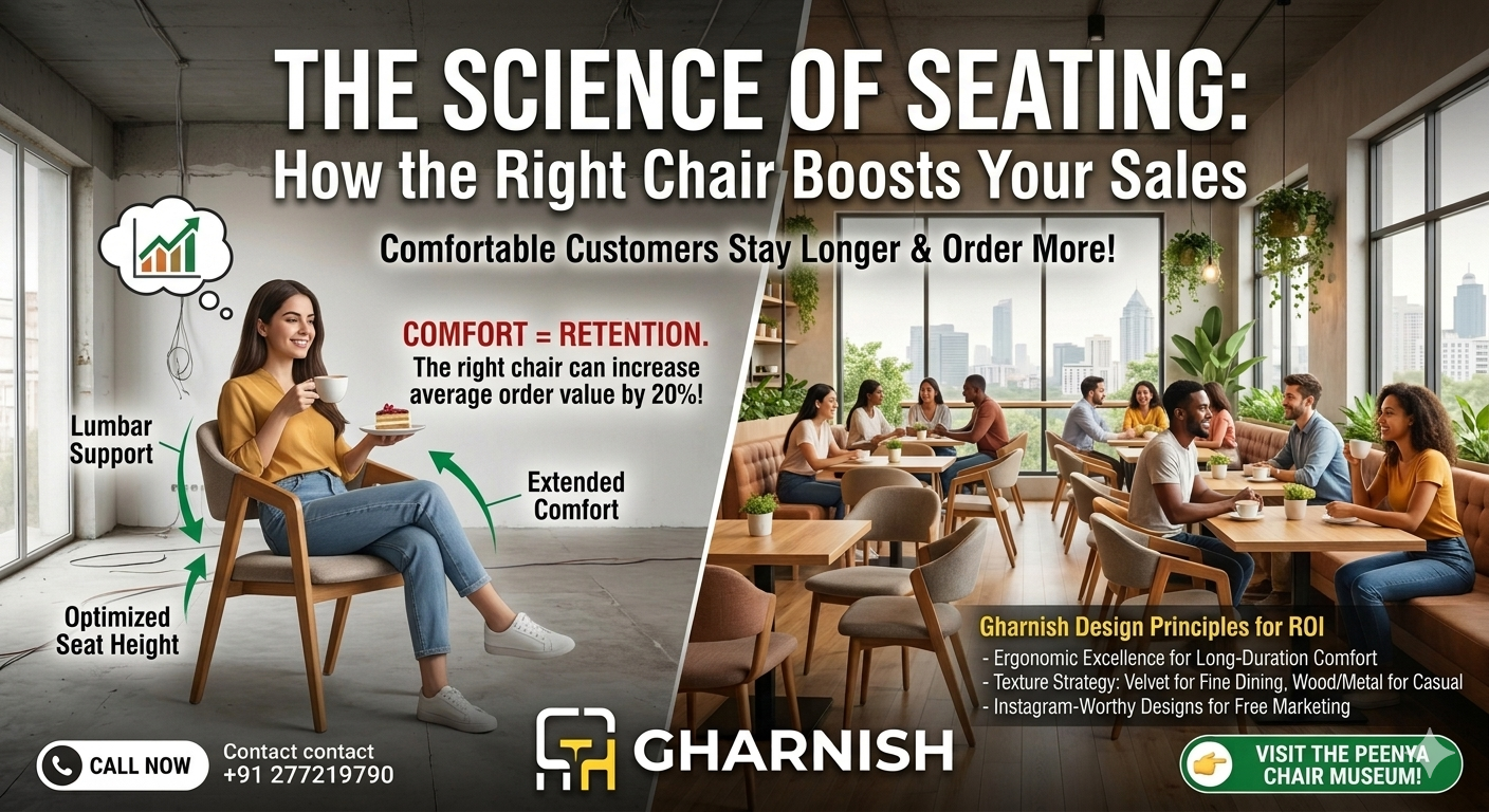 The Science of Seating: How the Right Chair Boosts Your Sales ☕🍰📈