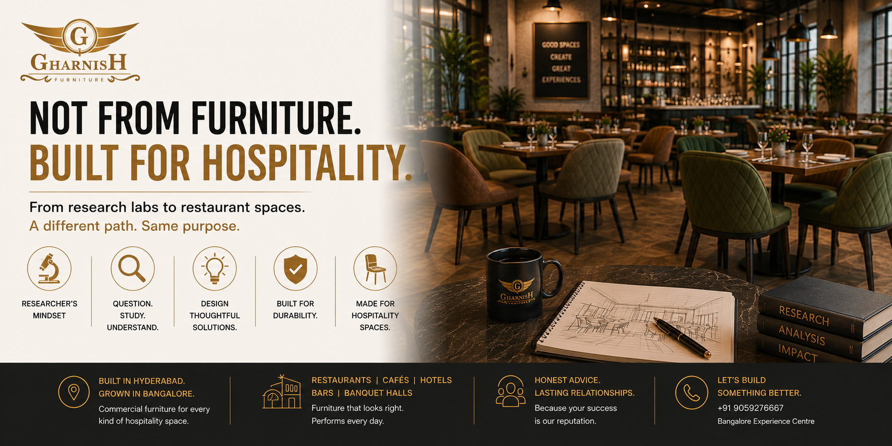 The Story Behind Gharnish Bangalore — A Researcher's Approach to Building Better Hospitality Spaces