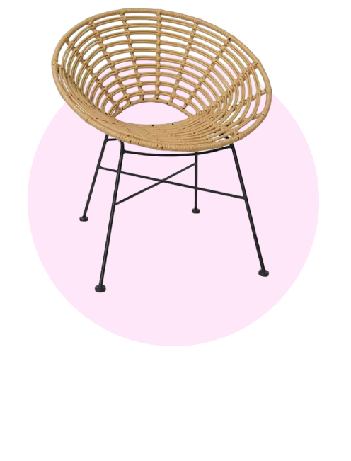 Outdoor PVC Cane Chairs