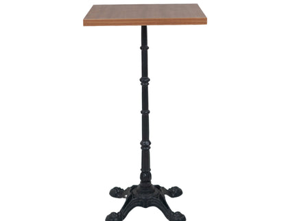 4 Leg Cast Iron Bar Table Base Wooden Top