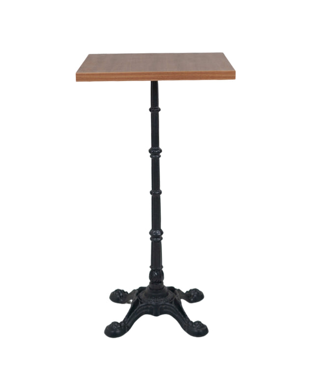 4 Leg Cast Iron Bar Table Base Wooden Top