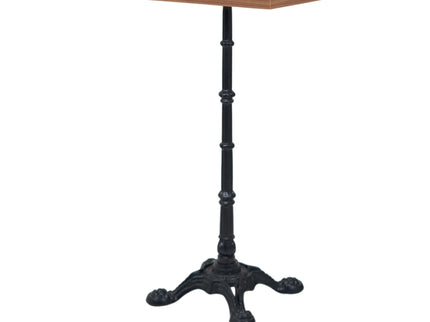 4 Leg Cast Iron Bar Table Base Wooden Top