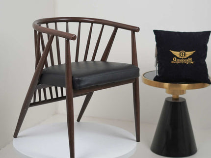 Ala Metal With Wooden Finish Chair