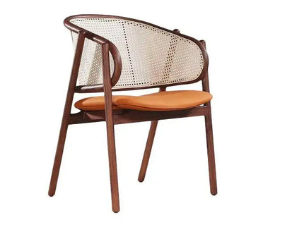 Asher metal cane restaurant chair