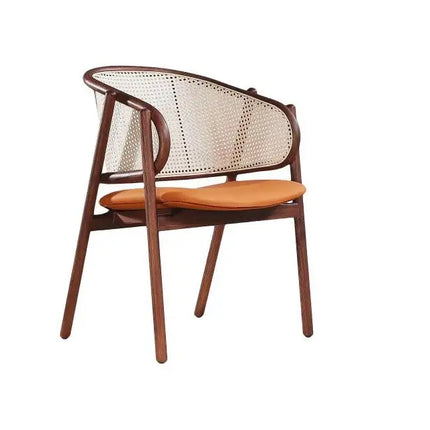 Asher metal cane restaurant chair