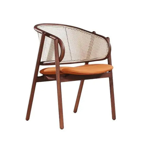 Asher metal cane restaurant chair