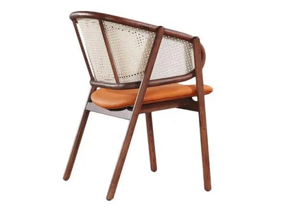 Asher metal cane restaurant chair
