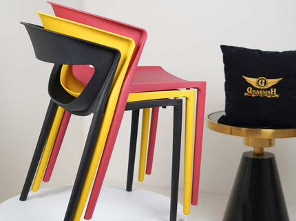 Aura Plastic Cafe Chairs Premium