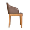 Ava Leather Dining Chair For Restaurant And Cafe