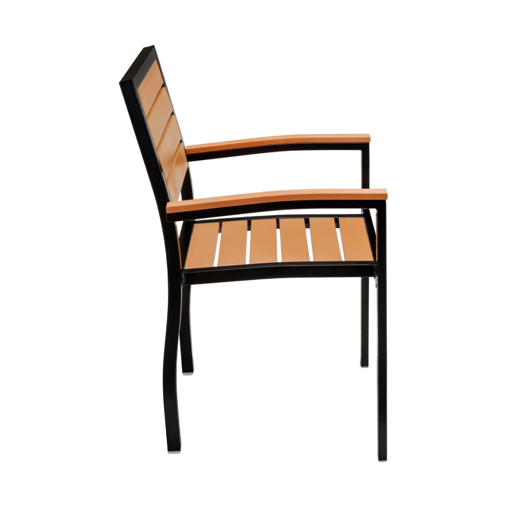 Baga MS Outdoor Chair With Pine Wood Blocks