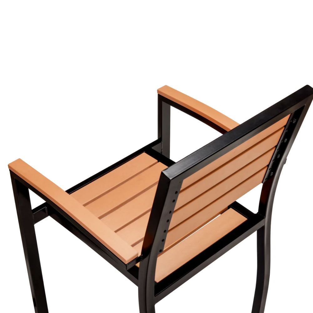 Baga MS Outdoor Chair With Pine Wood Blocks