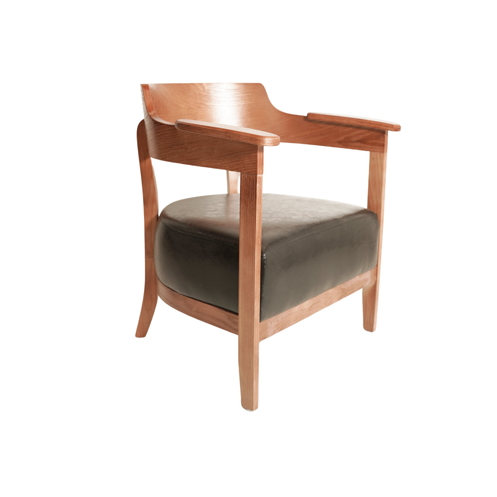 Barly Wooden Lounge Chair