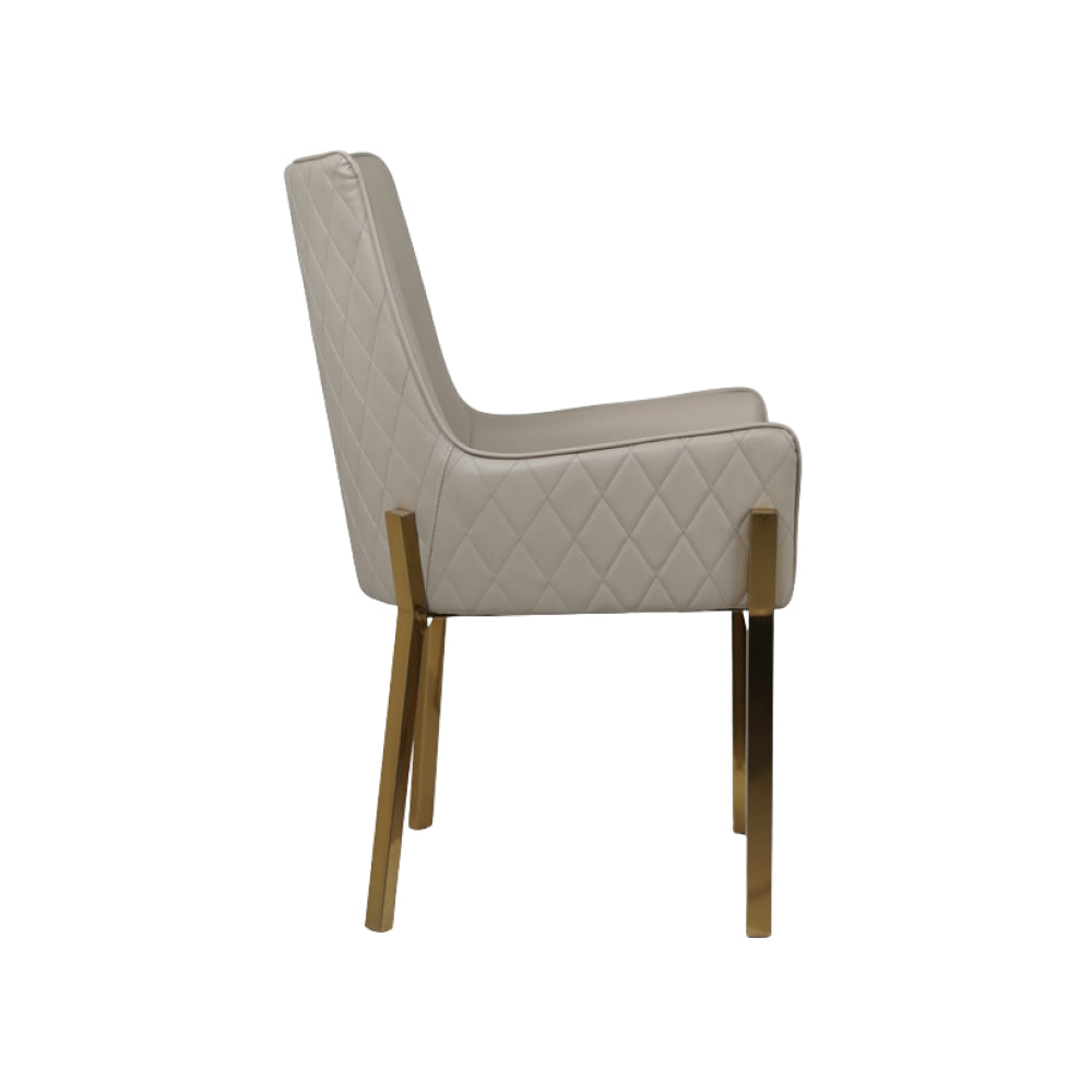 Bolero Dining Chairs for Jewelry Store PVD Legs
