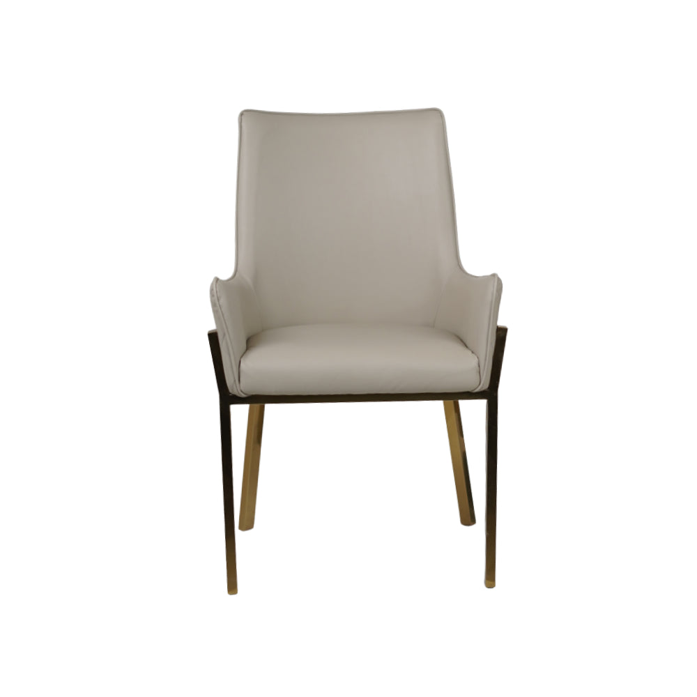 Bolero Dining Chairs for Jewelry Store PVD Legs