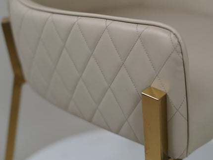 Bolero Dining Chairs for Jewelry Store PVD Legs