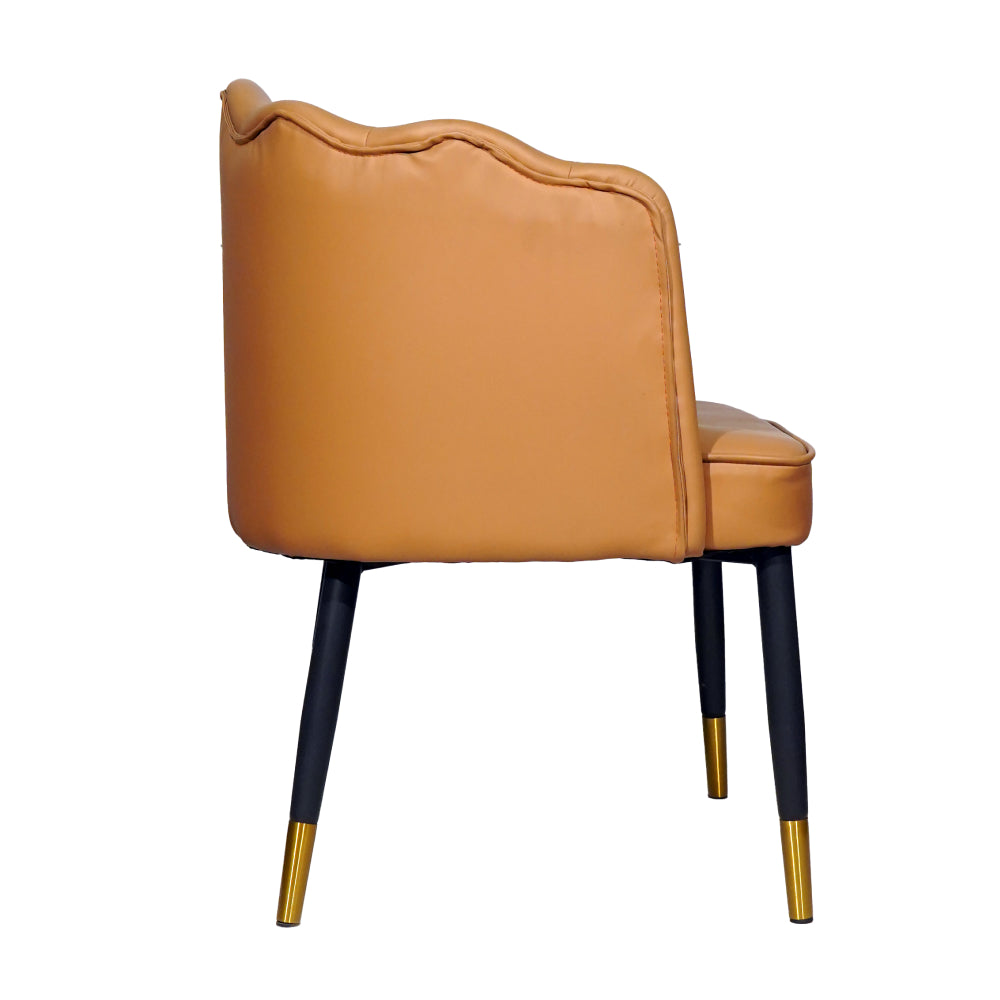 Bounce leather dining chair