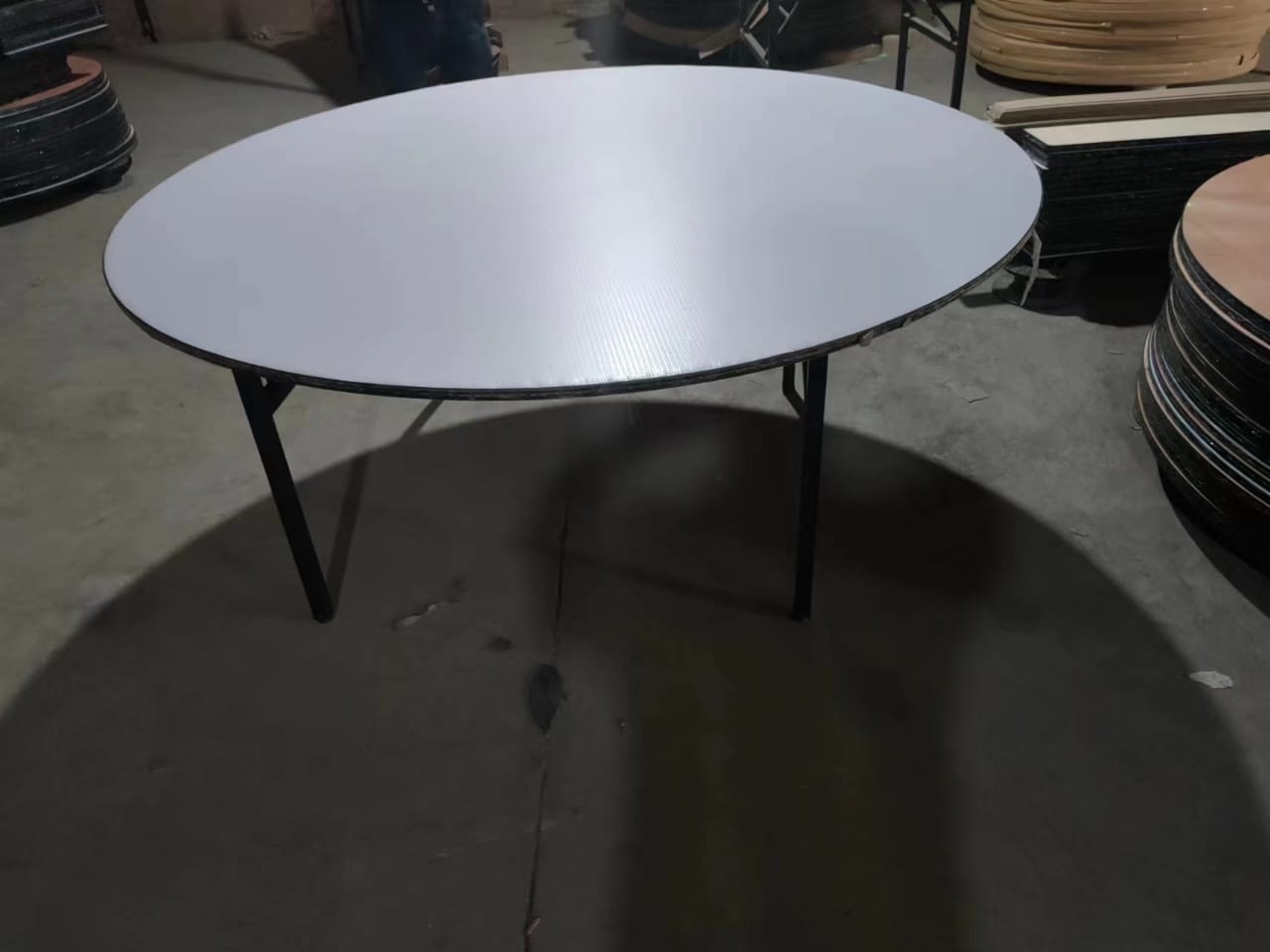 Buy PVC Buffet Table Premium 4 feet dia 6 seating capacity and