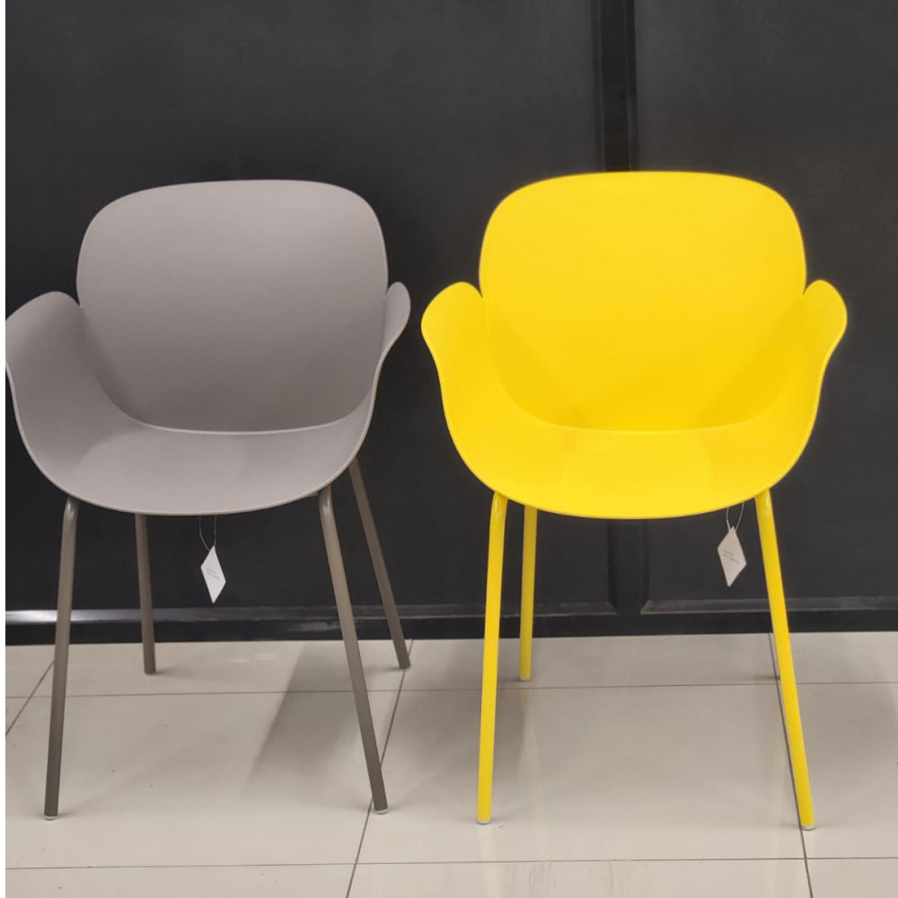 Buttercup PVC cafe chair Grey