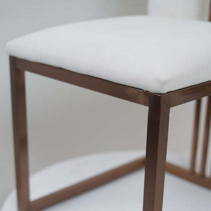 Castle PVD Rose Gold Dining Chairs for Premium Dining Sets