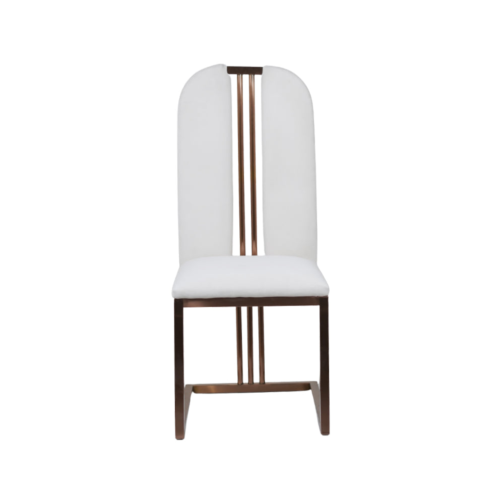 Castle PVD Rose Gold Dining Chairs for Premium Dining Sets