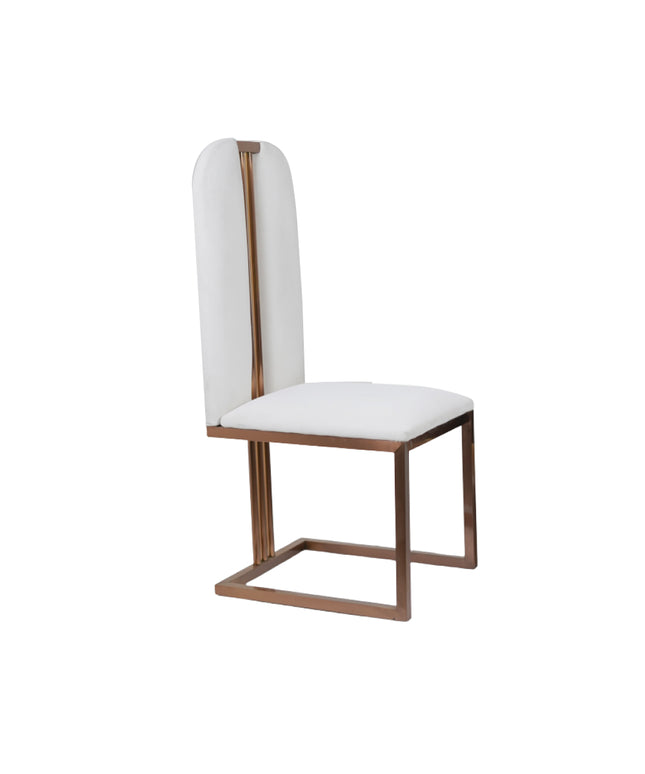 Castle PVD Rose Gold Dining Chairs for Premium Dining Sets