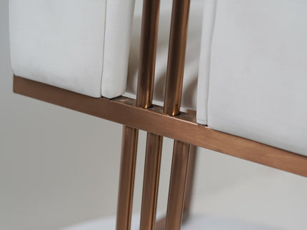 Castle PVD Rose Gold Dining Chairs for Premium Dining Sets