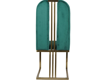 Castle Green Dining Chairs WIth Rose Gold PVD Coated Base