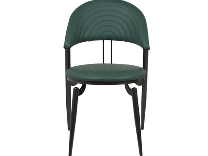 Coaster Green Leather Dining Chair for Restaurant or Cafe
