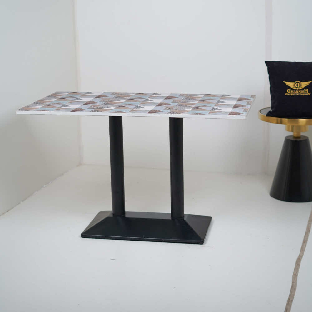 Buy Diamond Box Double Pillar Table Base Designer Top at Wholesale ...