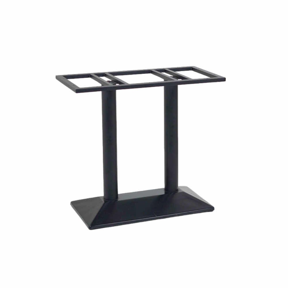 Diamond Box Double Pillar Table Base Designer Top