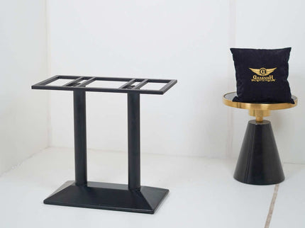 Diamond Box Double Pillar Table Base
