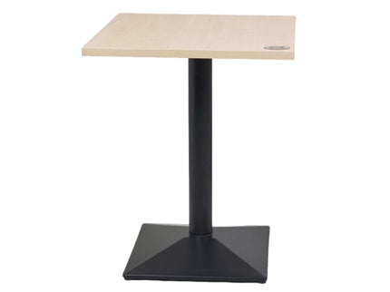 Diamond Single Pillar Table Base Beige Top
