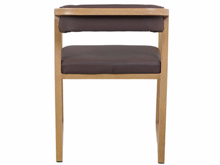 Fletch Maroon Metal Chair