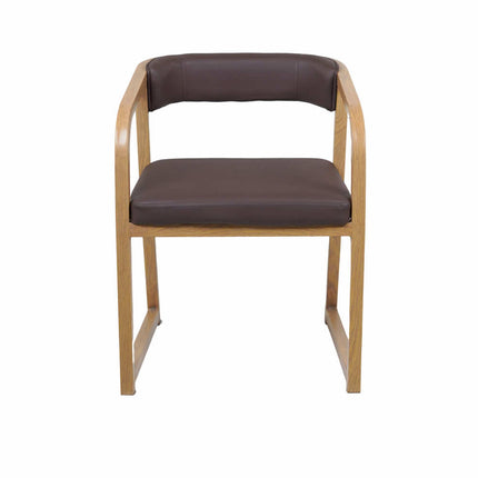 Fletch Maroon Metal Chair