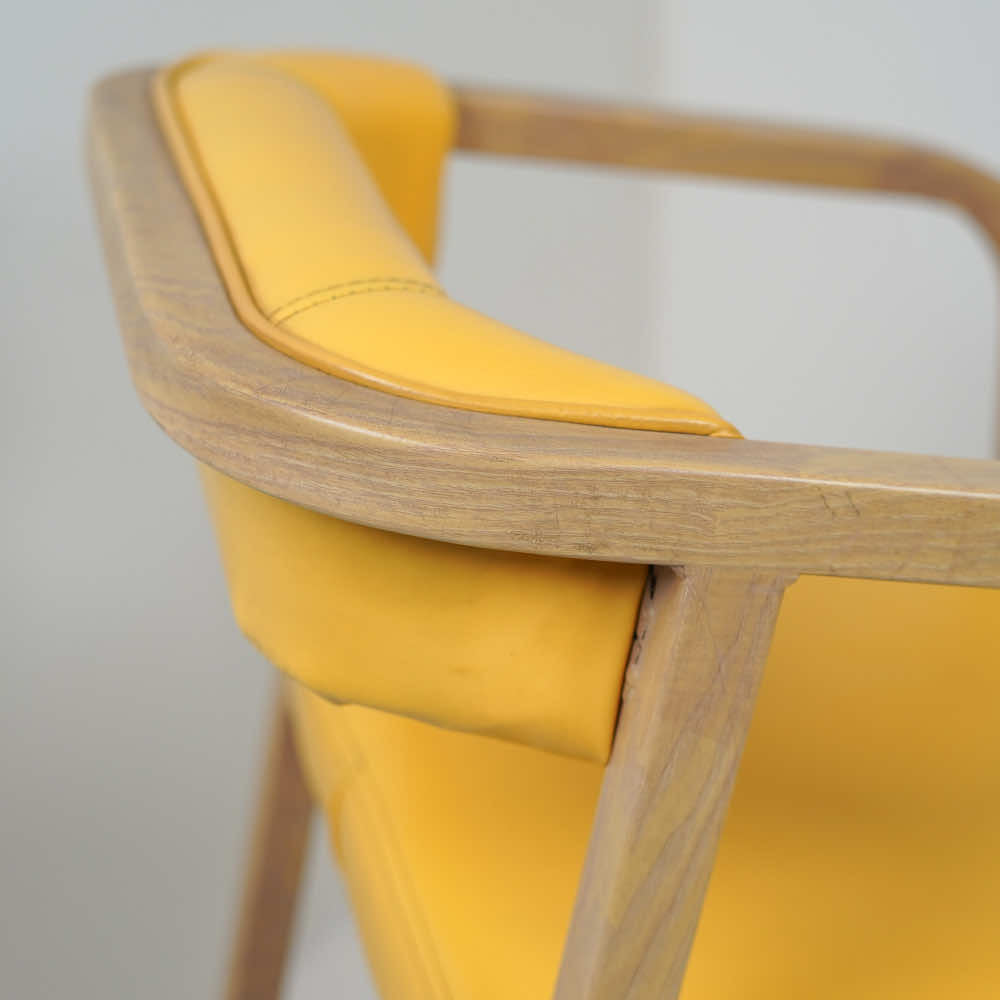 Fletch Metal Yellow Chair