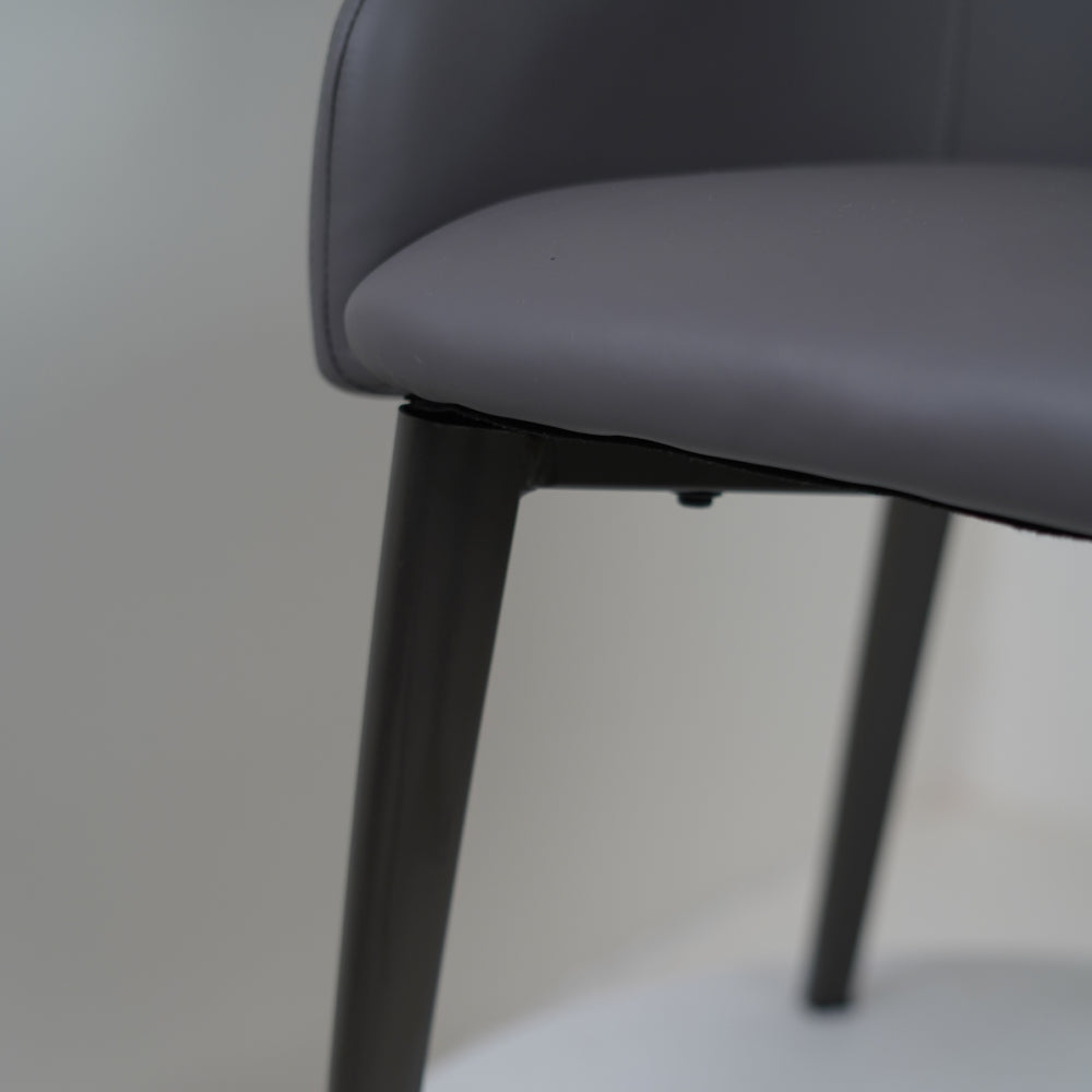 Frost Premium Dark Grey Dining Chairs for Restaurant