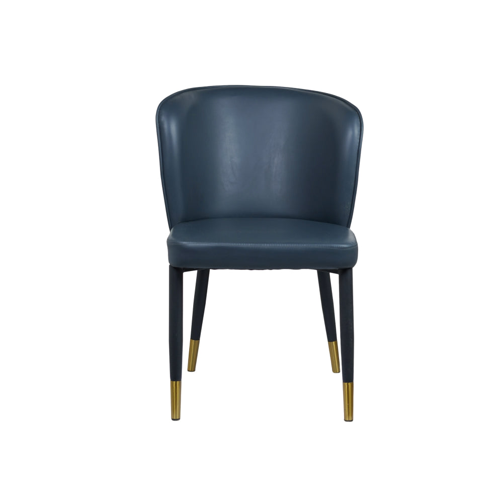Glam Multicolor Leather Restaurant Chair