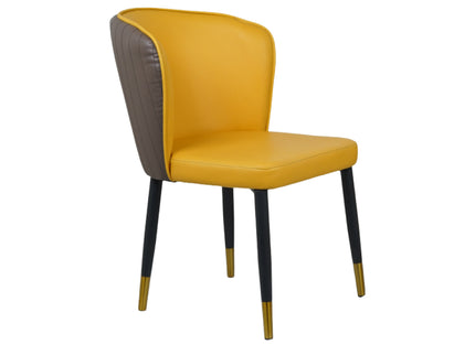 Glam Yellow Dining Chairs for Restaurant