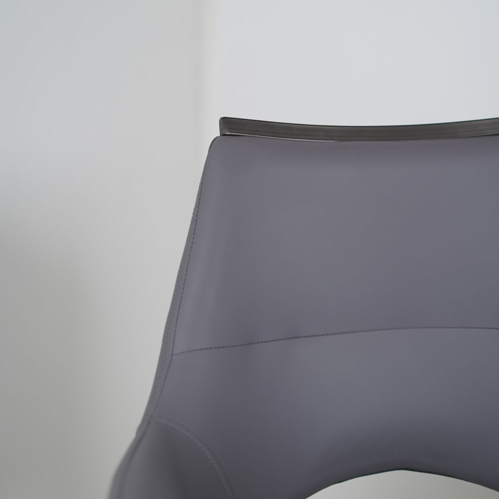 HOLO Premium Dining Chairs for Home or Restaurant Grey Color