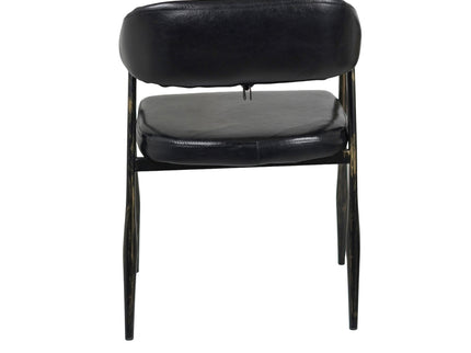IRIS Cafe Chair Balck Leatherette
