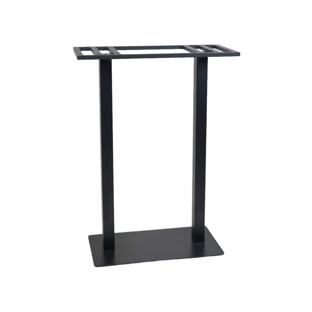 Icon MS Bar Double Pillar Table Base Designer Top 4 Seater