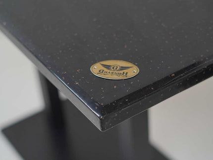 Icon MS Double Pillar 4 Seater Restaurant Table Base Black Top