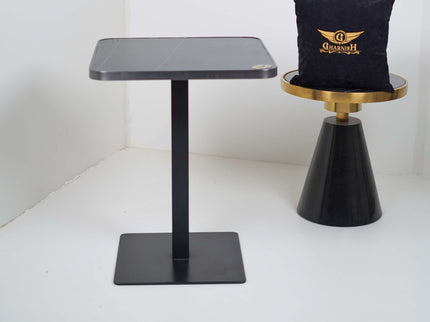 Icon MS Single PIllar Tile Top With Medal Edge Banding