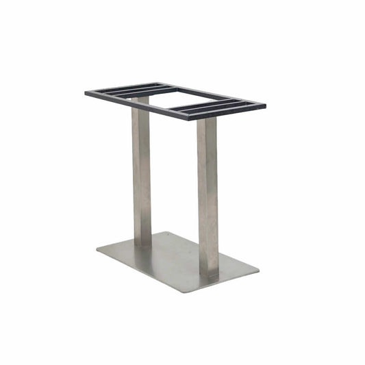 Icon SS Square Double Pillar Table Base