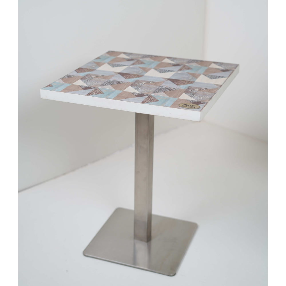 Icon SS 2 Seater Table With Designer Top