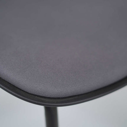 Ira Black PVC Cafe Chair