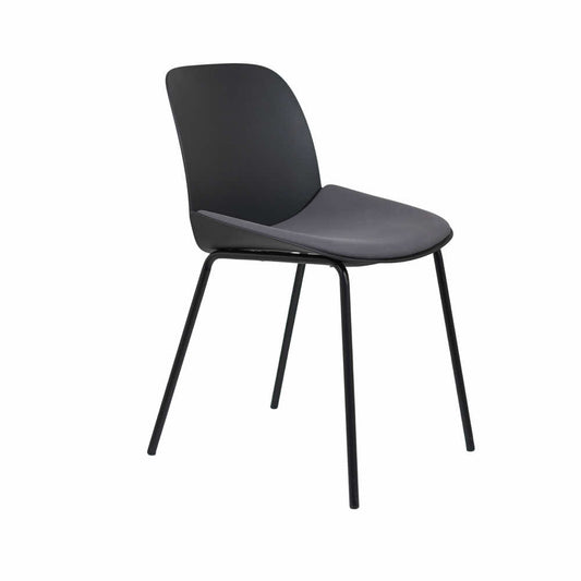 Ira Black PVC Cafe Chair