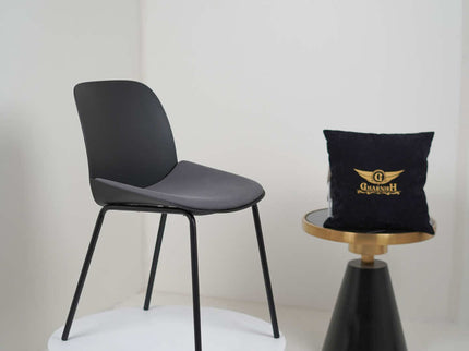 Ira Black PVC Cafe Chair