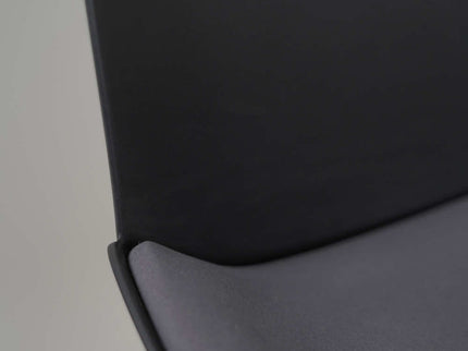 Ira Black PVC Cafe Chair