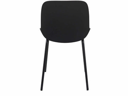 Ira Black PVC Cafe Chair